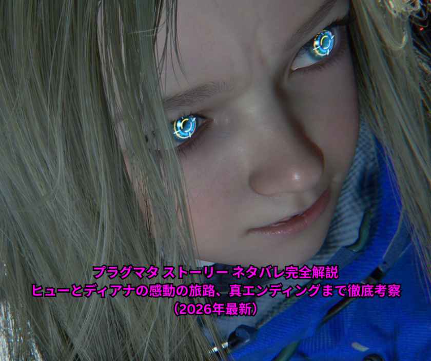 プラグマタ ストーリー ネタバレ完全解説｜ヒューとディアナの感動の旅路、真エンディングまで徹底考察（2026年最新）