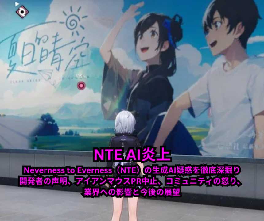NTE AI炎上完全解説：Neverness to Everness（NTE）の生成AI疑惑を徹底深掘り｜開発者の声明、アイアンマウスPR中止、コミュニティの怒り、業界への影響と今後の展望