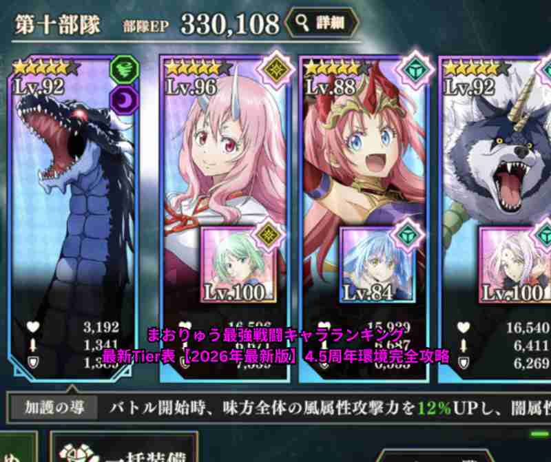まおりゅう最強戦闘キャラランキング｜最新Tier表【2026年5月最新版】45周年環境完全攻略